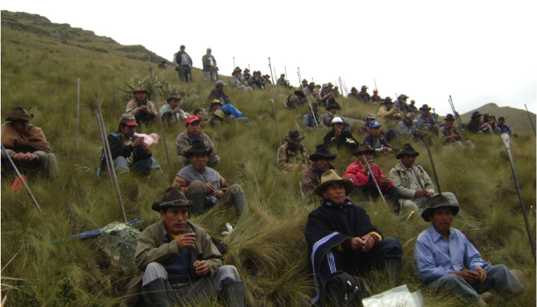 Capacitación de comuneros