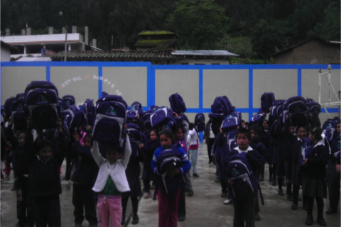 Entrega de las Mochilas y Paquetes Escolares
